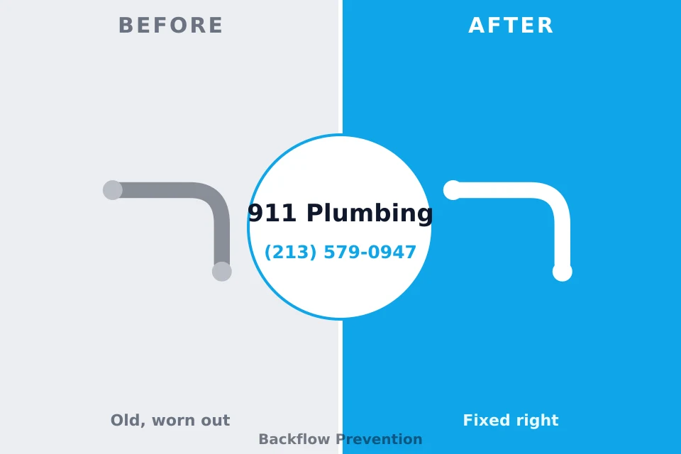 Before and after: plumbing repair Sixteen Mile Stand, OH